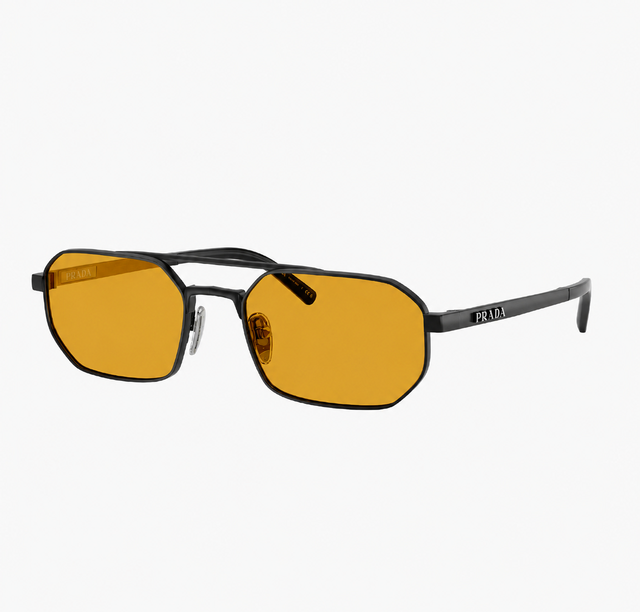 Prada PR D53S 7AB70B - Nero satinato + Lente Gialla