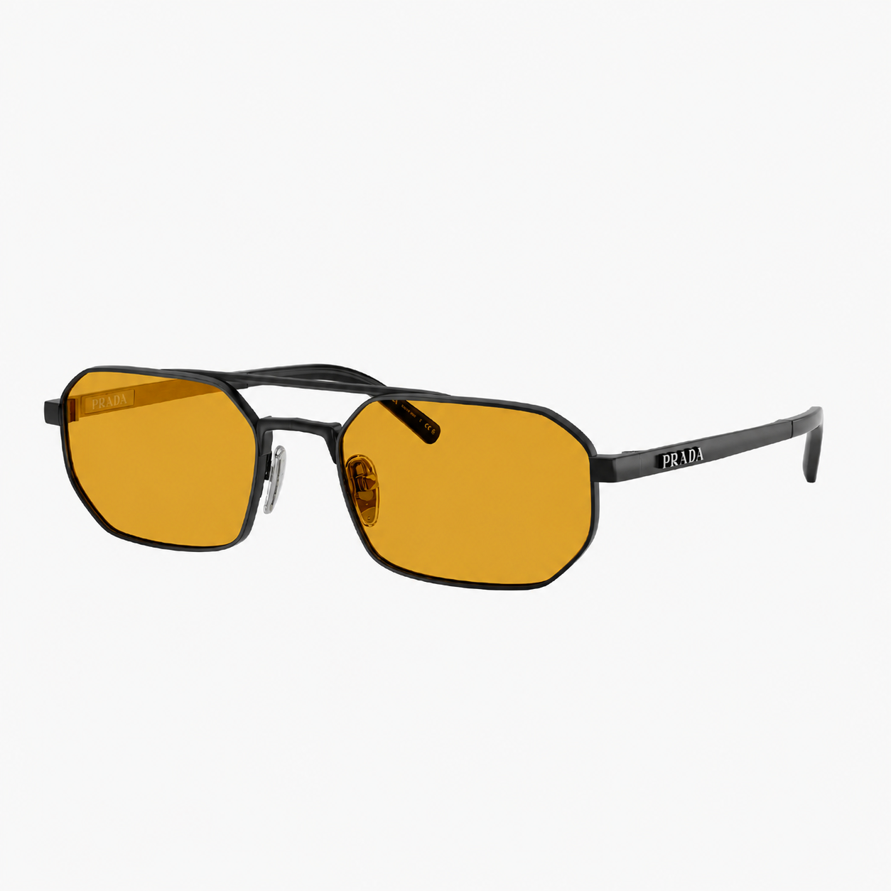 Prada PR D53S 7AB70B - Nero satinato + Lente Gialla