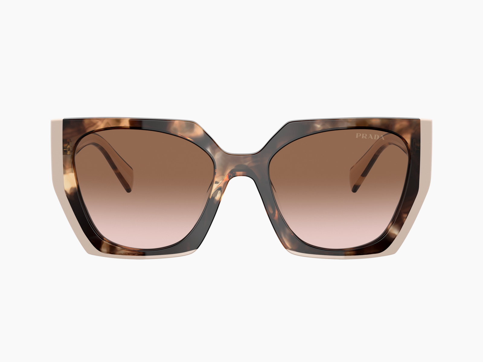 Alternative view of Occhiali da sole Prada PR 15WS 01R0A6 - Caramello tartarugato/rosa pastello