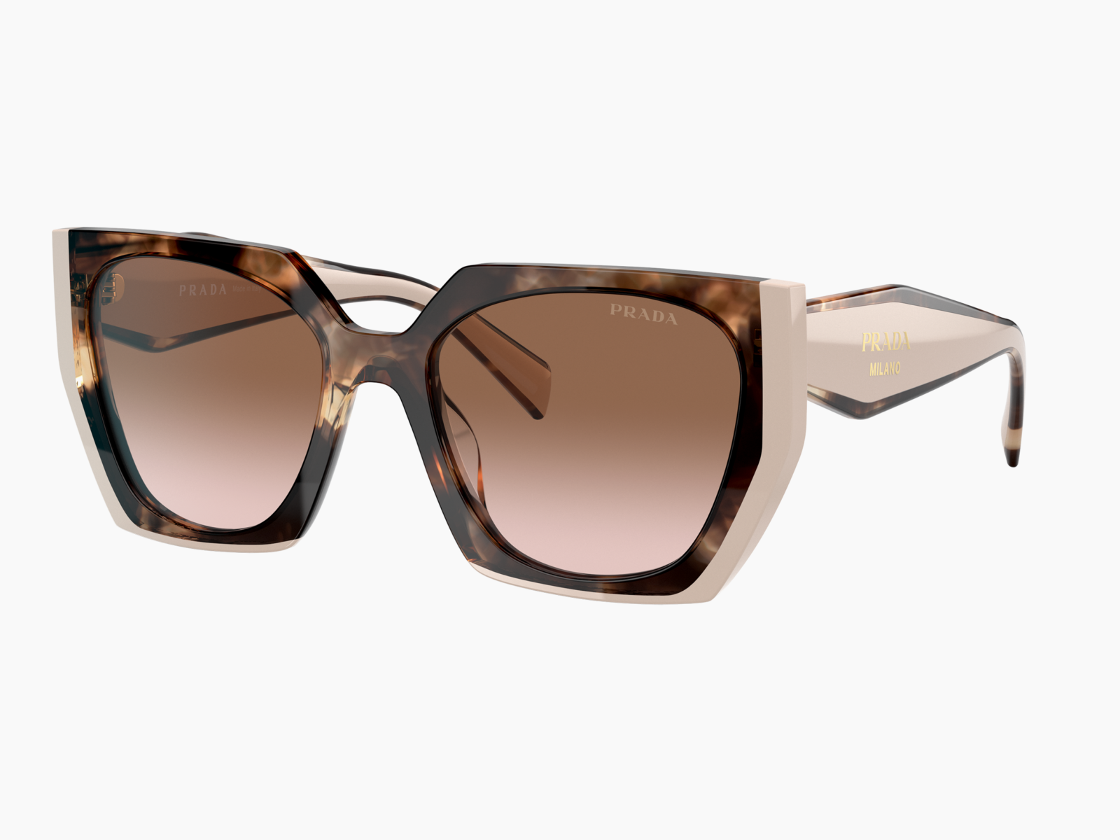 Occhiali da sole Prada PR 15WS 01R0A6 - Caramello tartarugato/rosa pastello