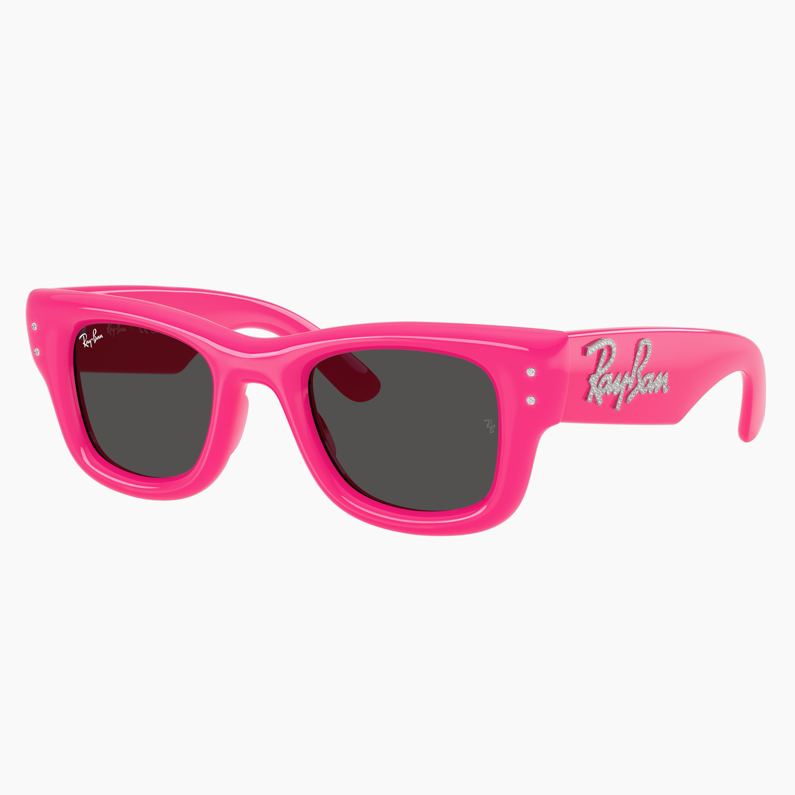 Ray-Ban by A$AP Rocky Wayfarer Puffer RB4940B 686287 - Rosa e strass