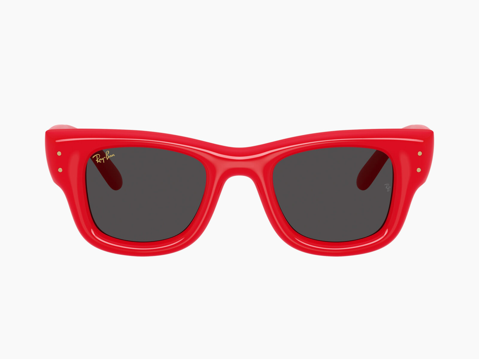 Alternative view of Ray-Ban by A$AP Rocky Wayfarer Puffer RB4940 683187 - Rosso