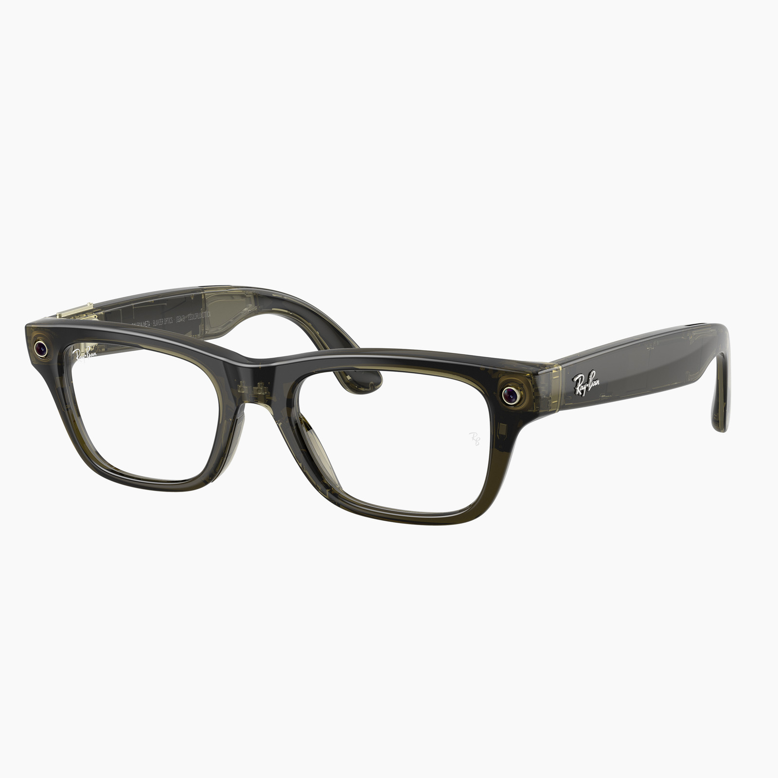 Occhiale Ray-Ban Wearable Ray-Ban Meta (Gen 2) Blayzer Optics RW7001 8530 - Verde oliva scuro trasparente