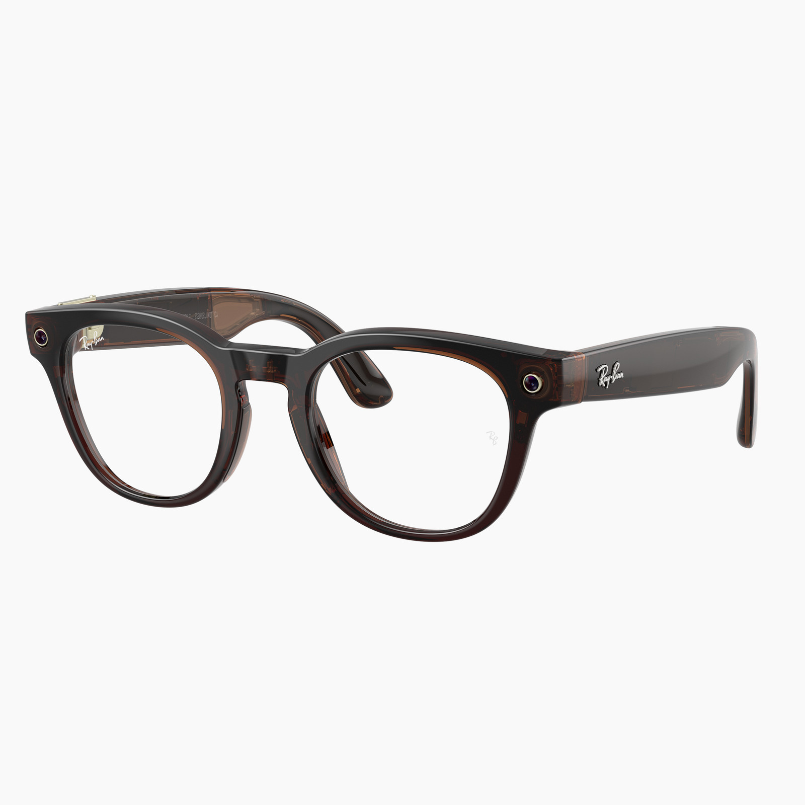 Ray-Ban Meta (Gen 2) Scriber Optics RW7002 8532 - Terra d’ombra trasparente