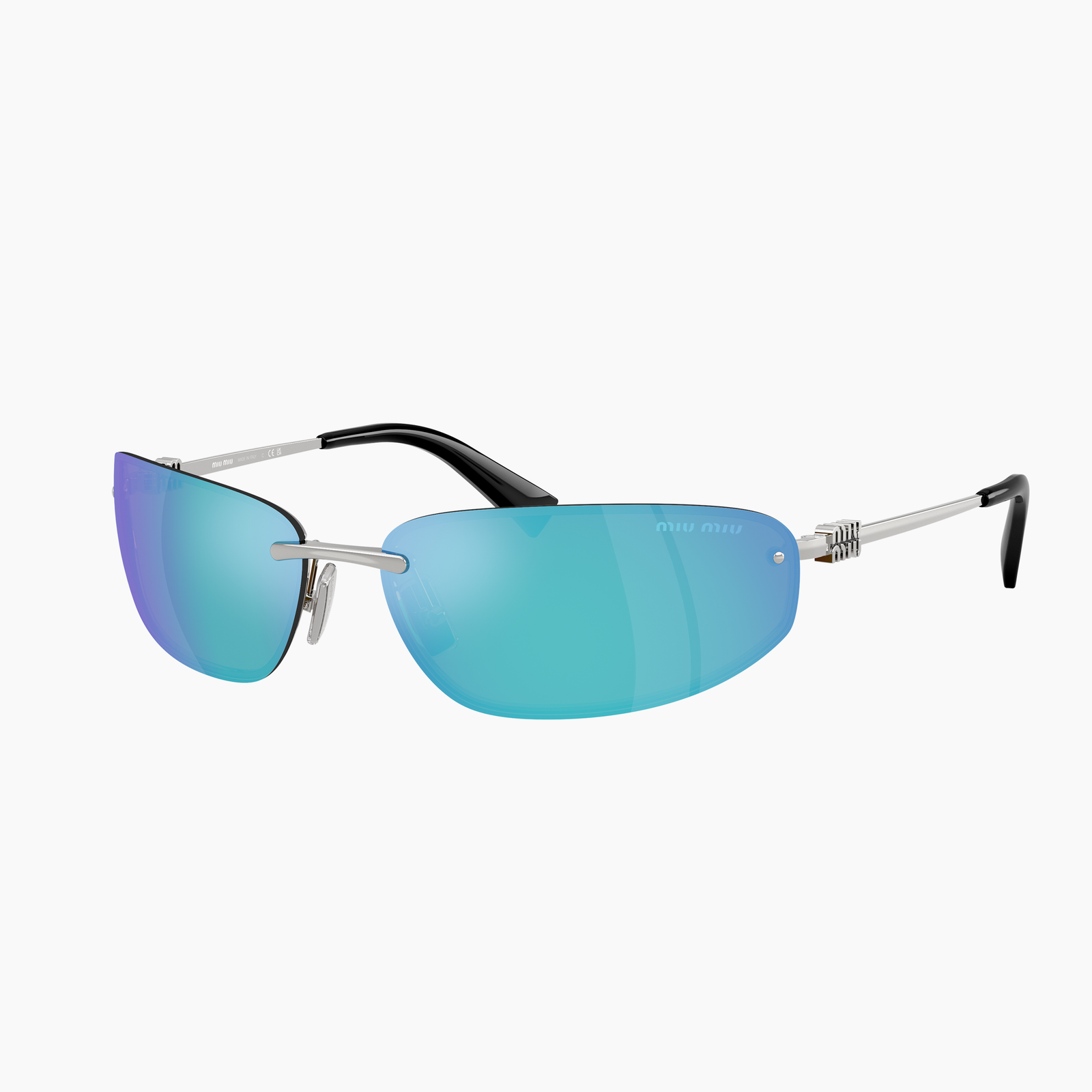 Occhiali da sole Miu Miu MU A50S 1BC10K - Argento