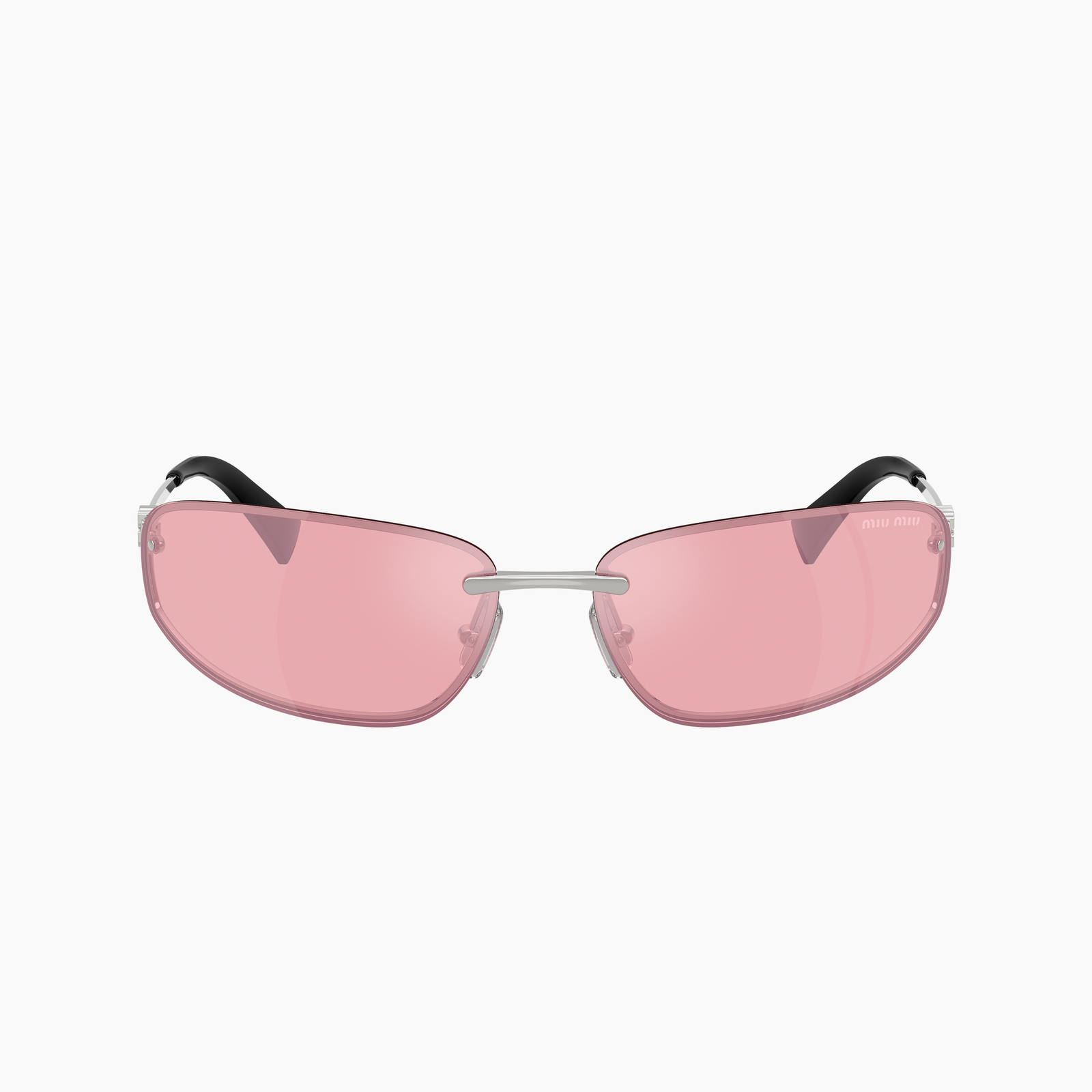 Occhiali da sole Miu Miu MU A50S 1BC70J - Argento - immagine 2