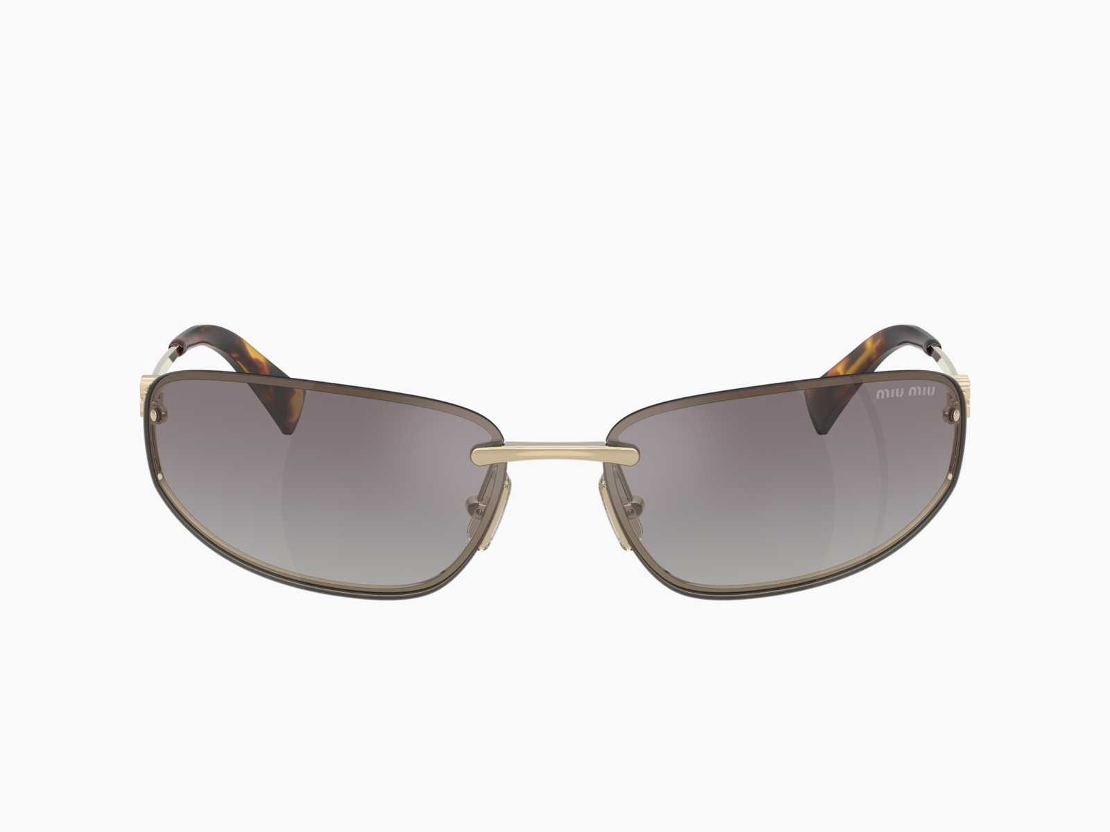 Alternative view of Occhiali da sole Miu Miu MU A50S ZVN30C - Oro pallido