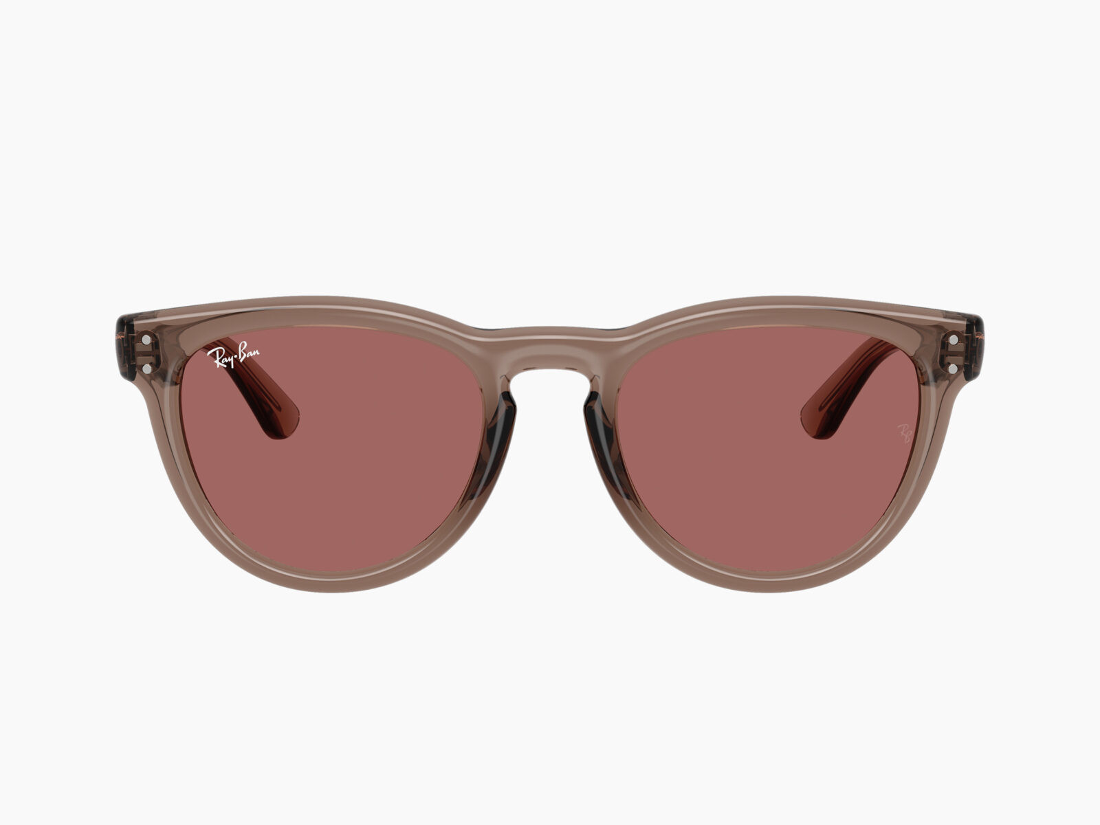 Alternative view of Ray-Ban RB2237 682769 - Marrone chiaro trasparente