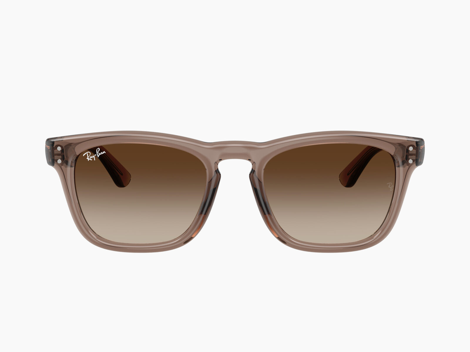 Alternative view of Ray-Ban RB2238 682713 - Marrone chiaro trasparente