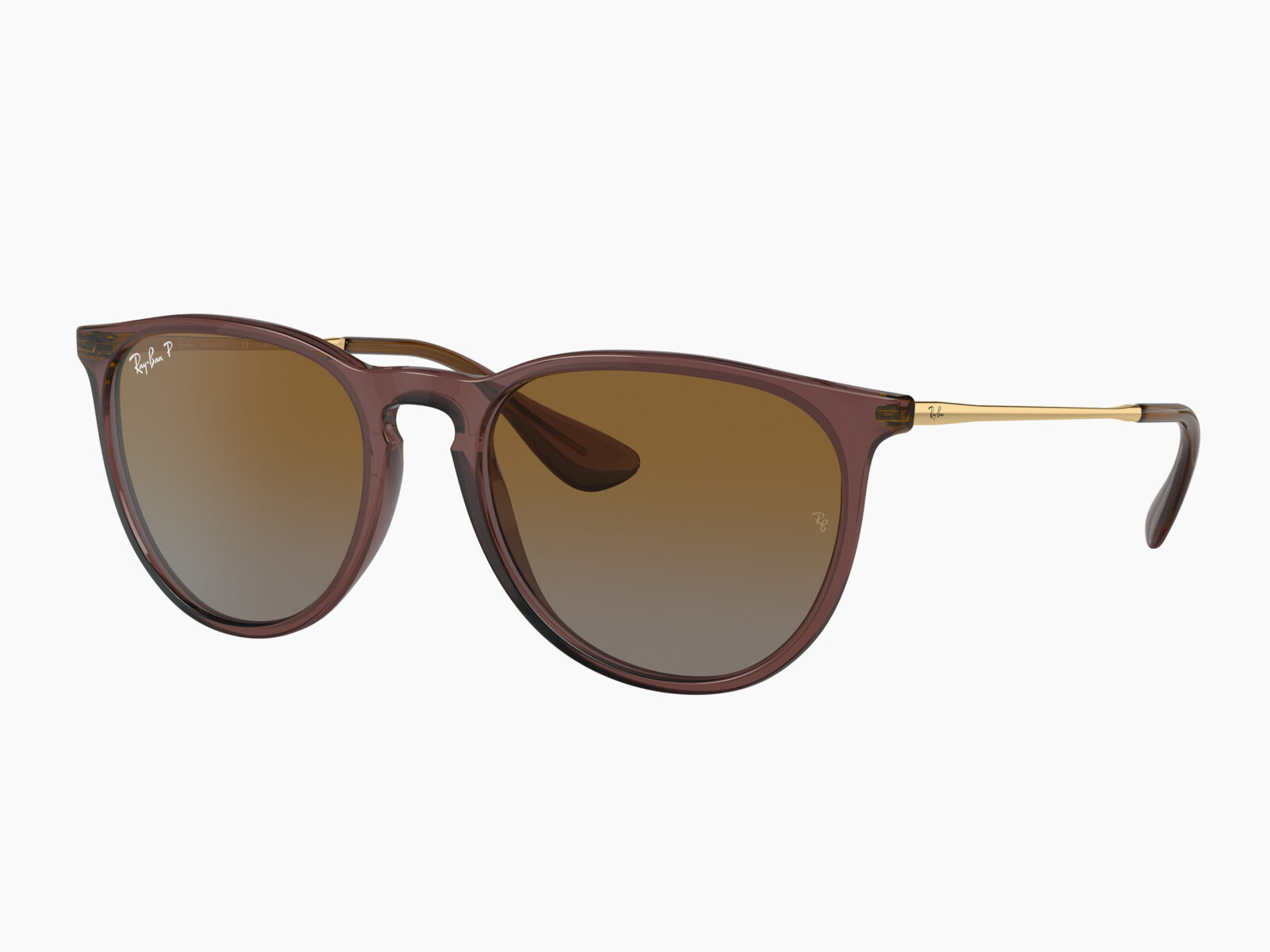 Ray-Ban ERIKA RB4171 6593T5 - Marrone scuro trasparente Polarizzato
