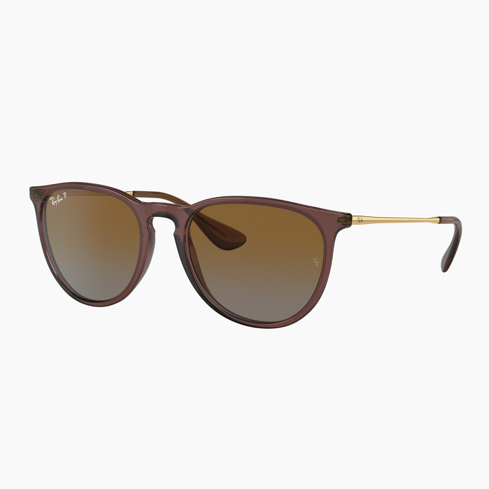 Ray-Ban ERIKA RB4171 6593T5 - Marrone scuro trasparente Polarizzato