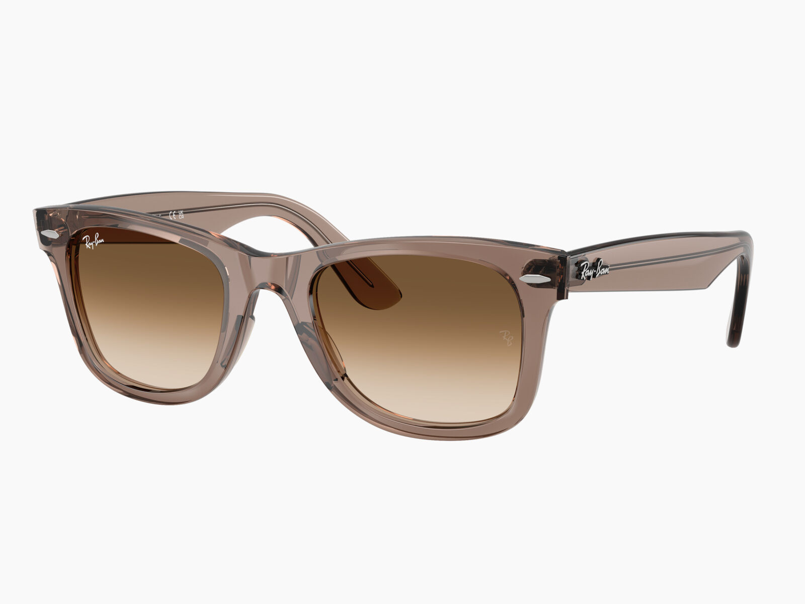 Ray-Ban WAYFARER RB4340 682751 - Marrone chiaro trasparente