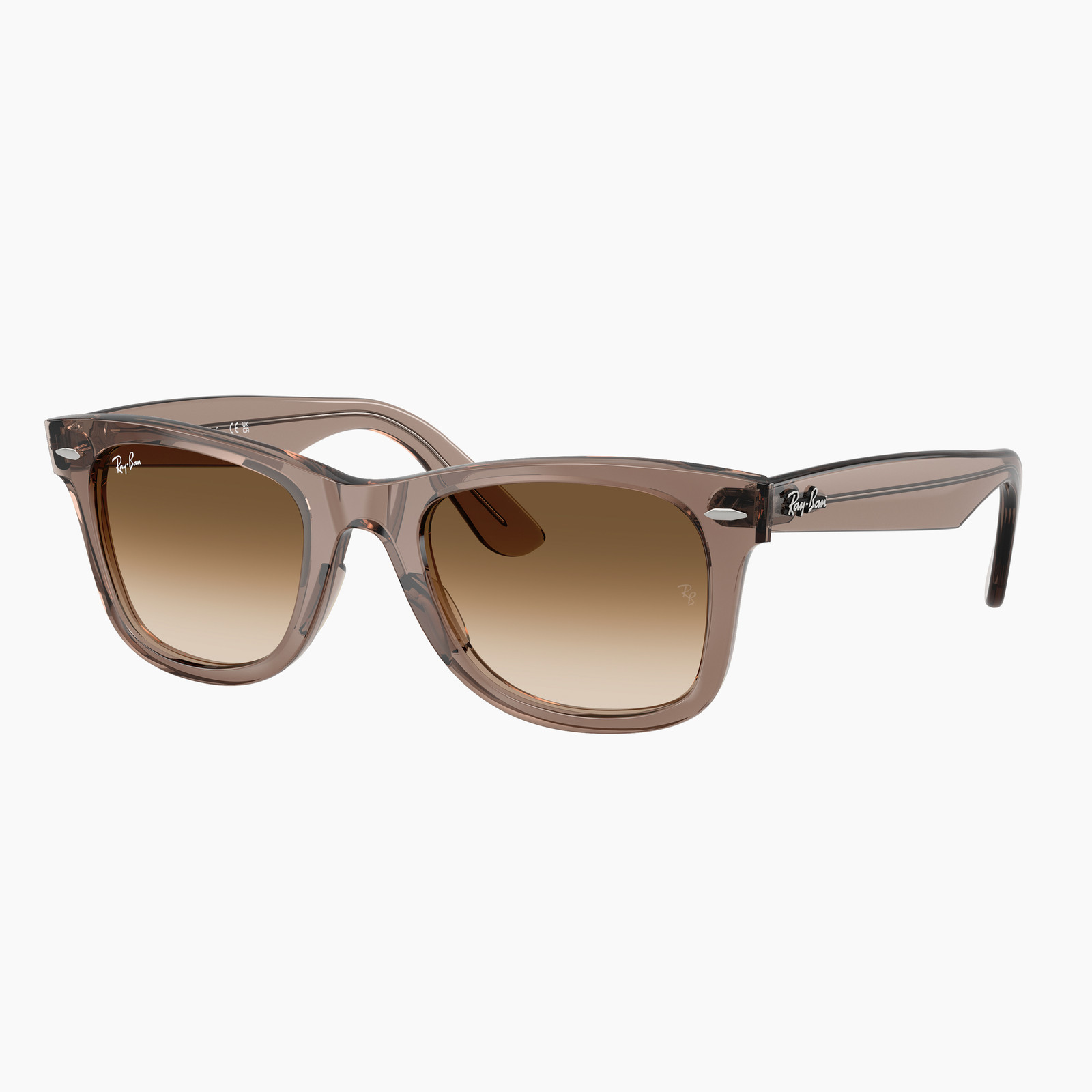 Ray-Ban WAYFARER RB4340 682751 - Marrone chiaro trasparente