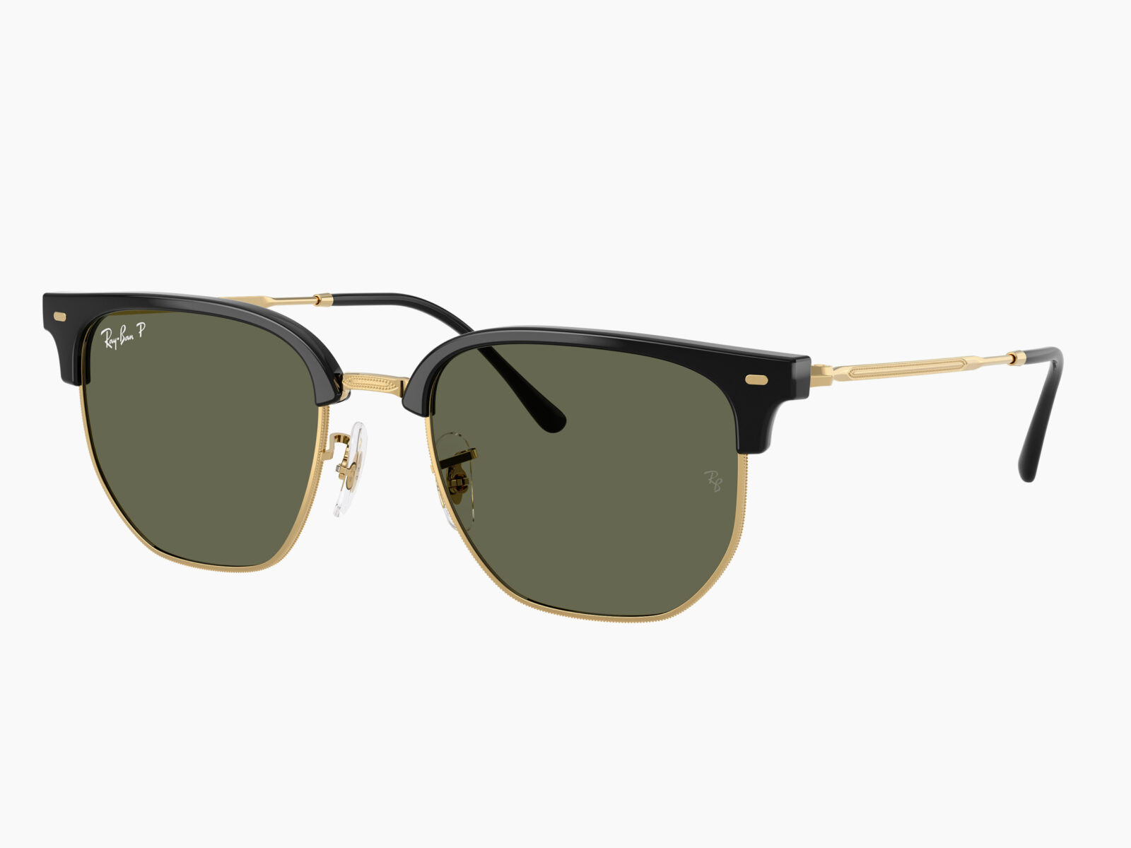 Ray-Ban NEW CLUBMASTER RB4416 601/58 - Nero su Arista Polarizzato