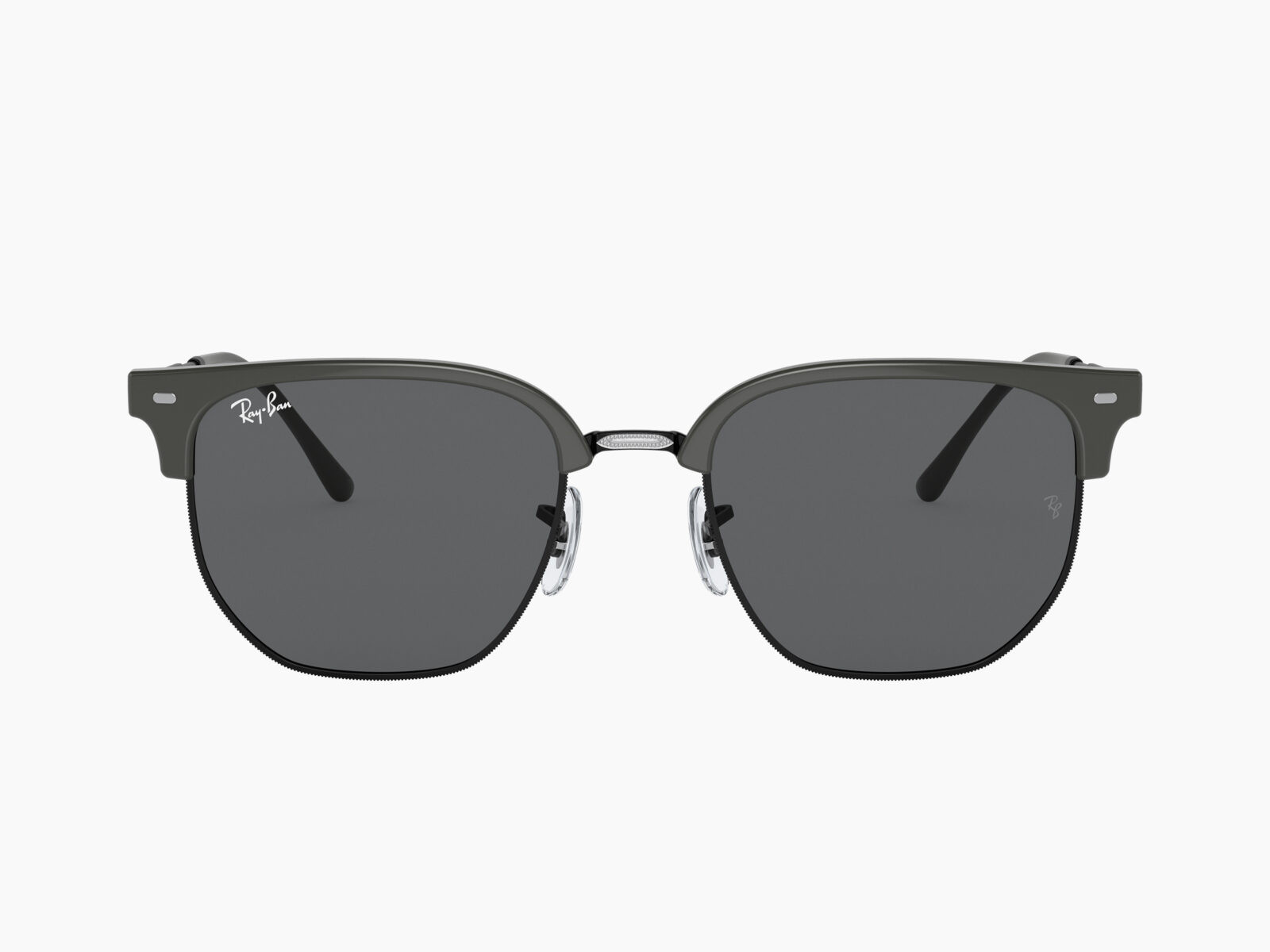 Alternative view of Ray-Ban NEW CLUBMASTER RB4416 6653B1 - Grigio su nero