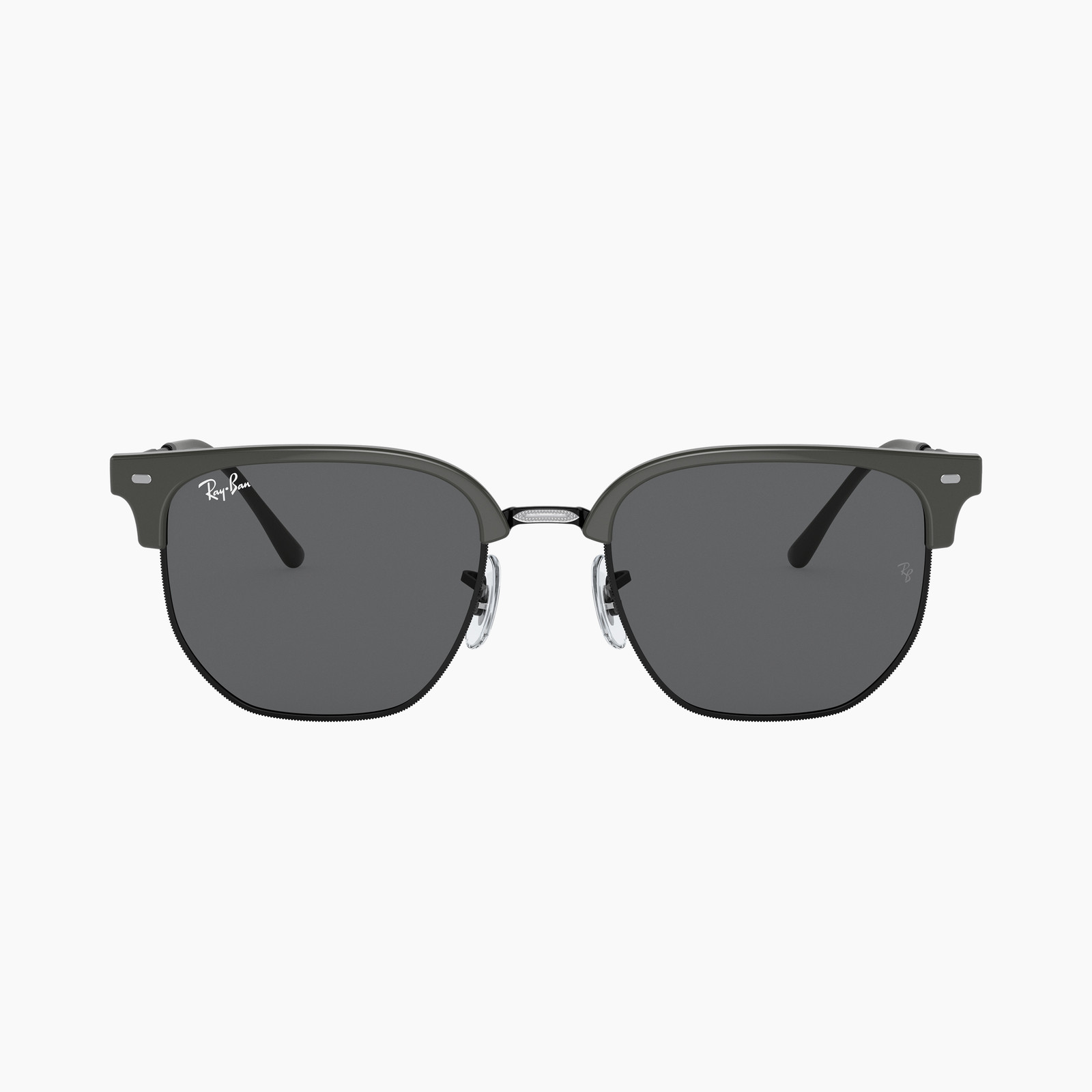 Ray-Ban NEW CLUBMASTER RB4416 6653B1 - Grigio su nero - immagine 2