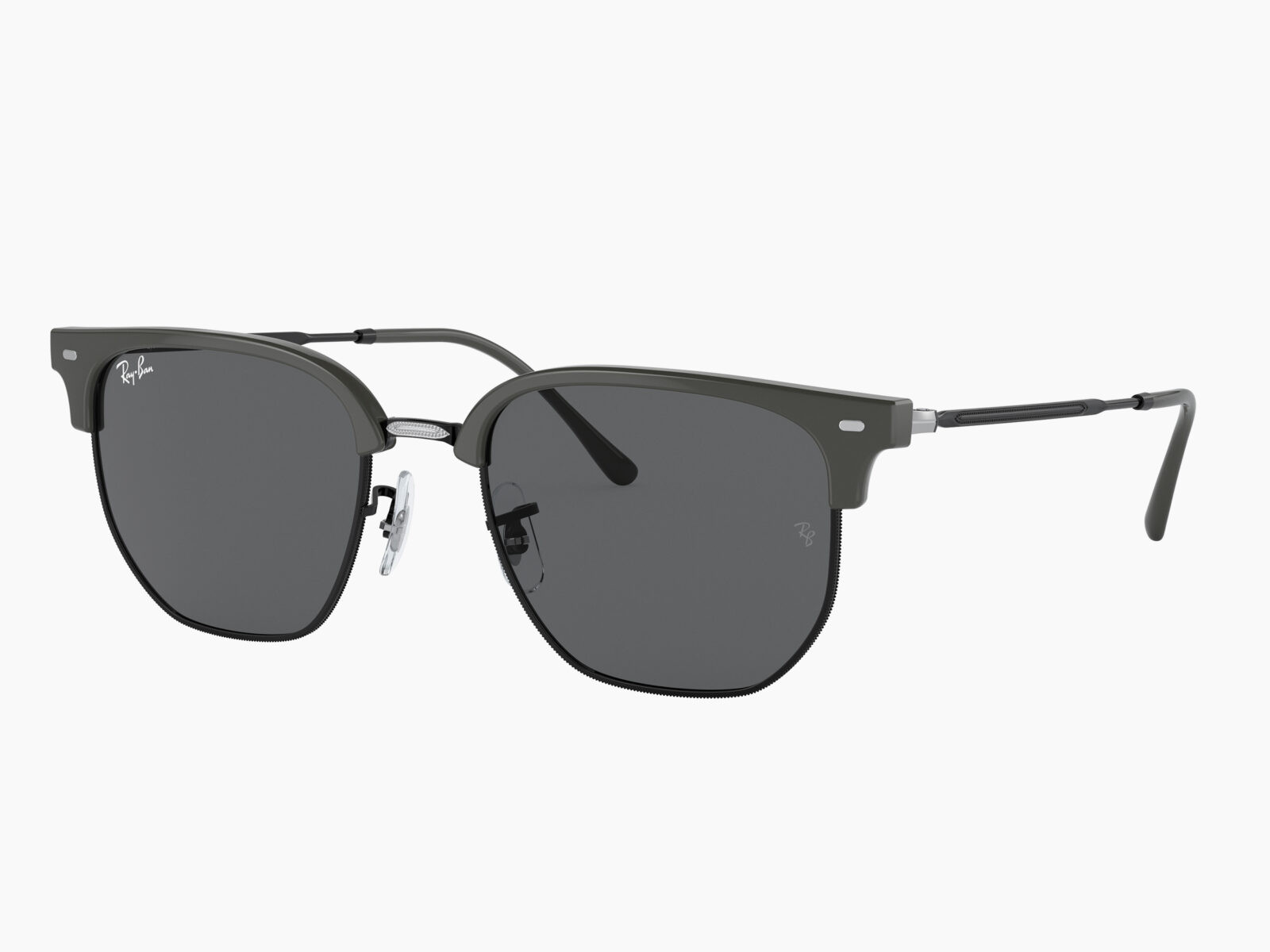 Ray-Ban NEW CLUBMASTER RB4416 6653B1 - Grigio su nero
